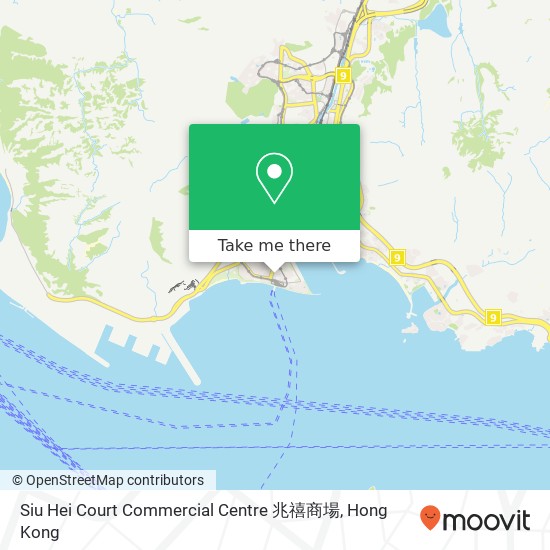 Siu Hei Court Commercial Centre 兆禧商場 map