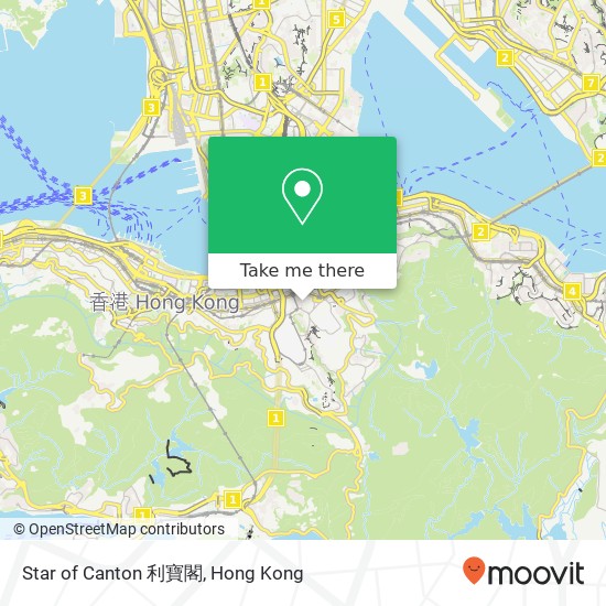 Star of Canton 利寶閣 map