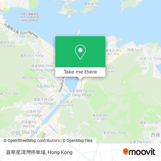 嘉華星濤灣停車場地圖