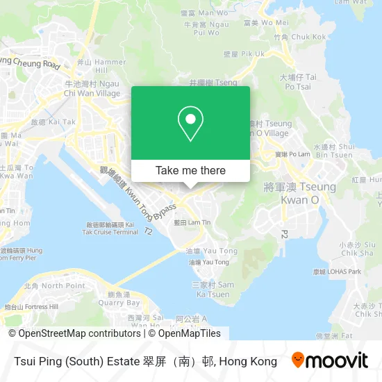 Tsui Ping (South) Estate 翠屏（南）邨 map