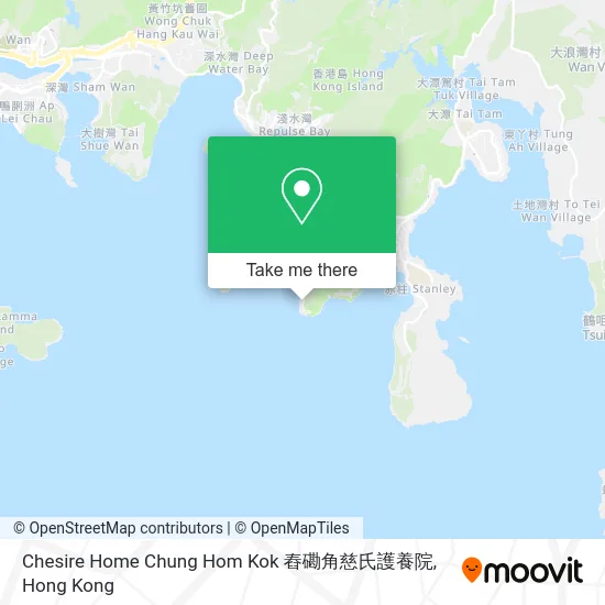 Chesire Home Chung Hom Kok 舂磡角慈氏護養院 map