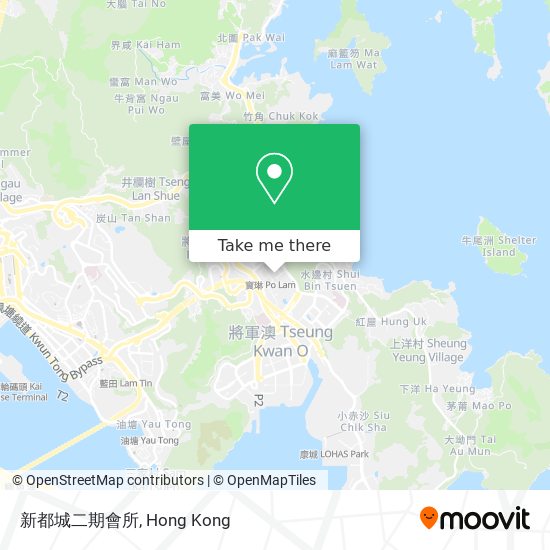 新都城二期會所 map
