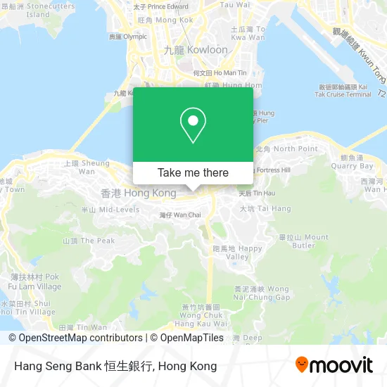 Hang Seng Bank 恒生銀行地圖