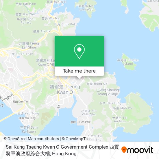 Sai Kung Tseung Kwan O Government Complex 西貢將軍澳政府綜合大樓 map