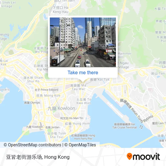 亚皆老街游乐场地圖