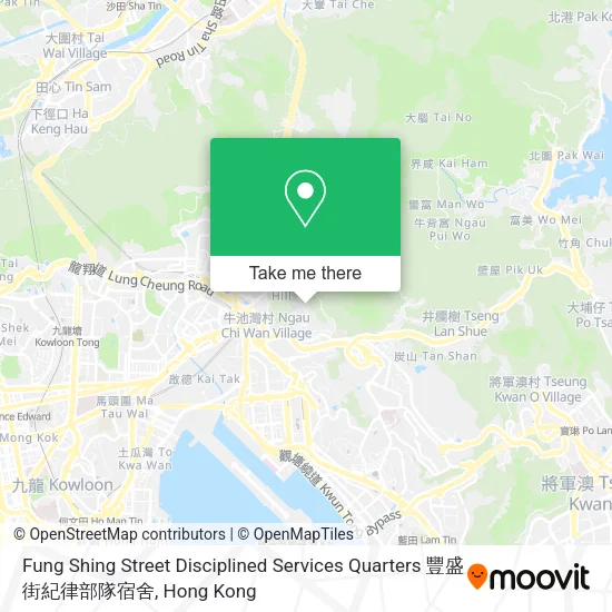 Fung Shing Street Disciplined Services Quarters 豐盛街紀律部隊宿舍 map