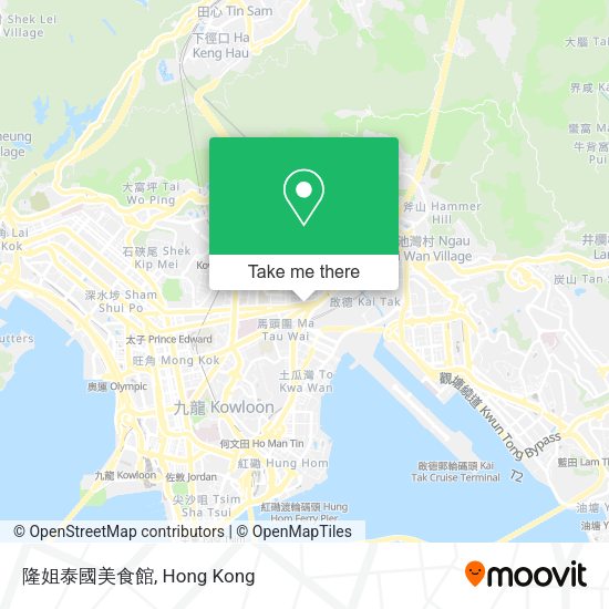 隆姐泰國美食館 map