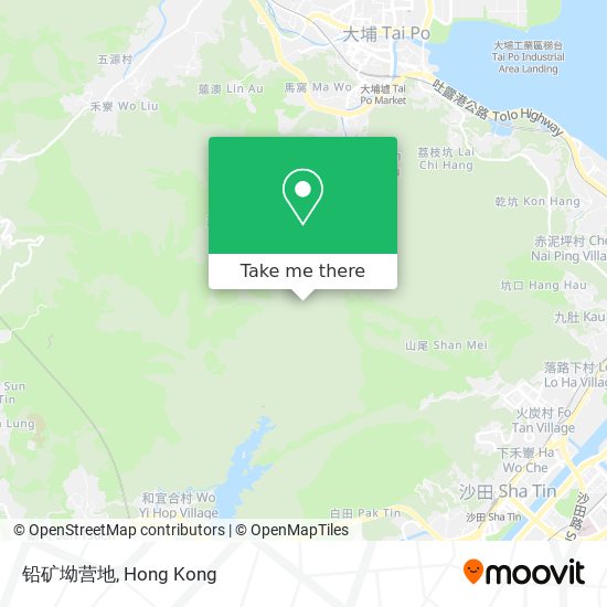 铅矿坳营地地圖