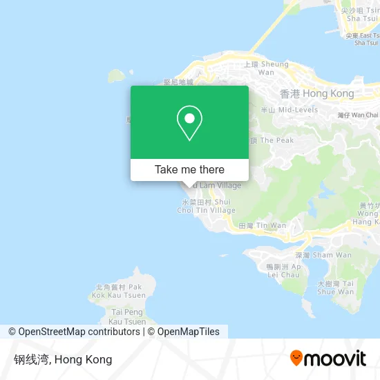 钢线湾地圖