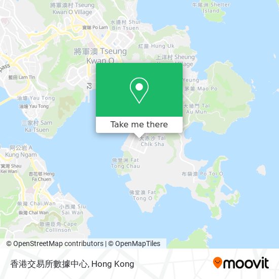 香港交易所數據中心 map