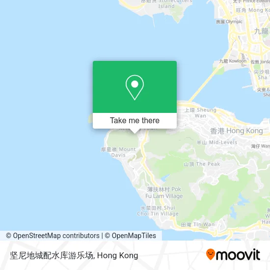 坚尼地城配水库游乐场地圖
