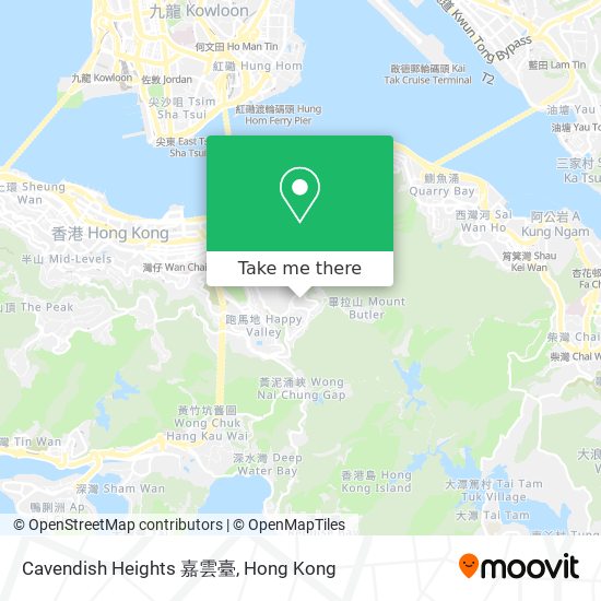 Cavendish Heights 嘉雲臺 map