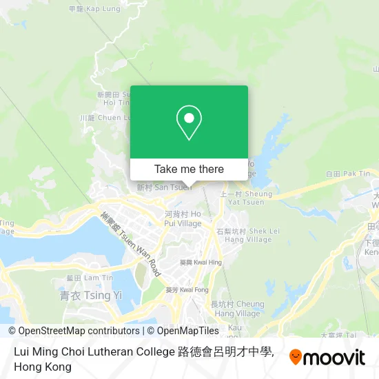 Lui Ming Choi Lutheran College 路德會呂明才中學地圖