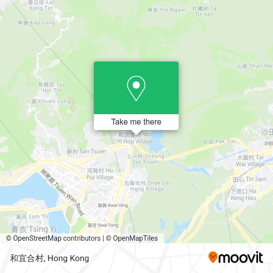 和宜合村地圖