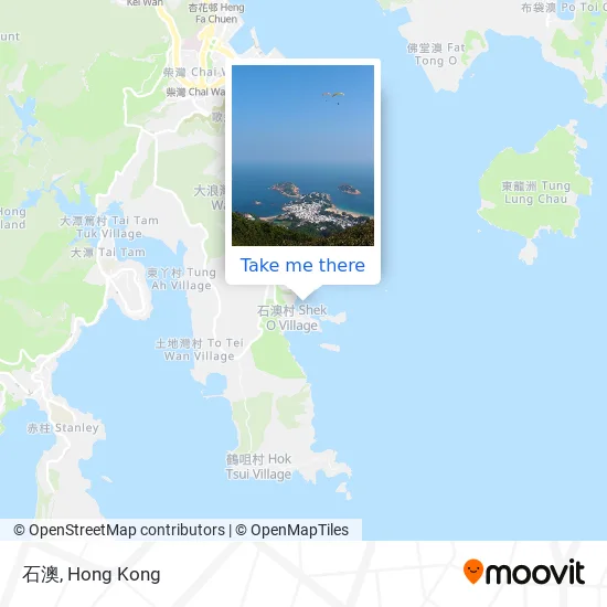 石澳 map