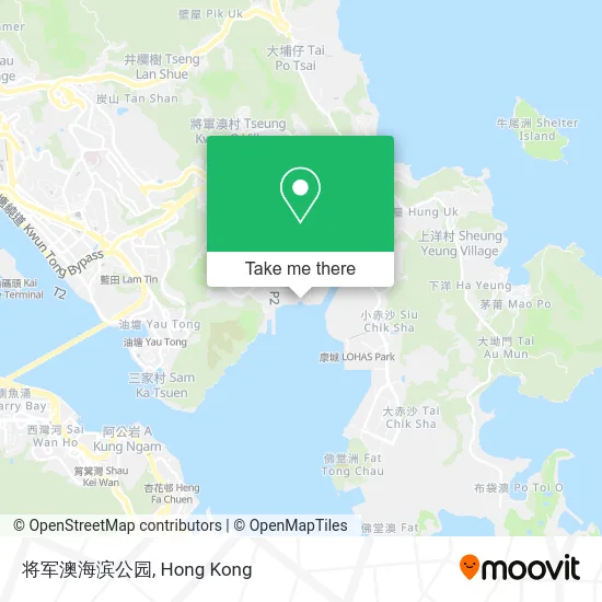 将军澳海滨公园 map