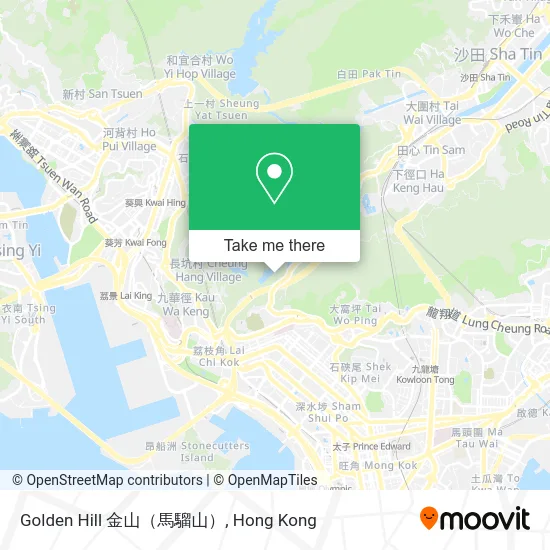 Golden Hill 金山（馬騮山） map