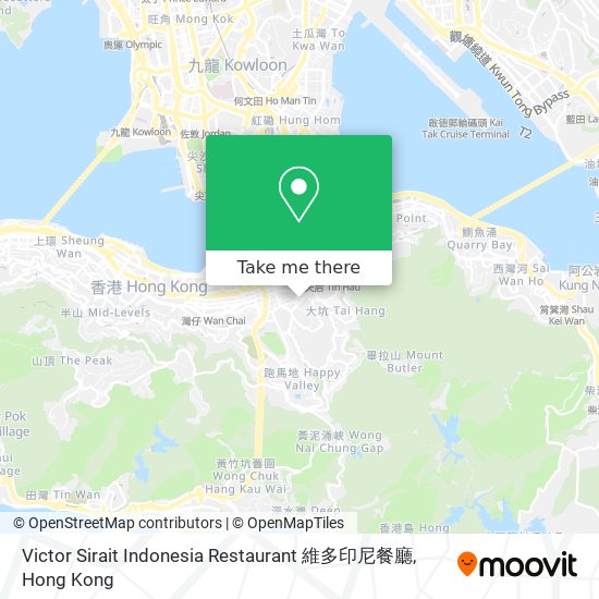 Victor Sirait Indonesia Restaurant 維多印尼餐廳 map
