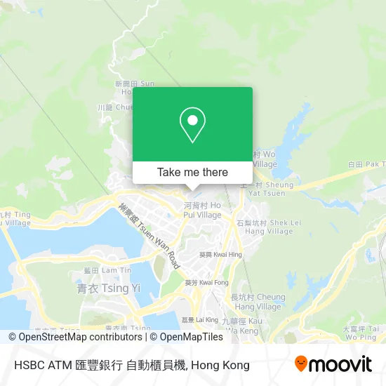 HSBC ATM 匯豐銀行 自動櫃員機地圖