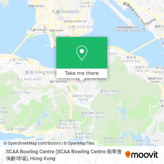 SCAA Bowling Centre map