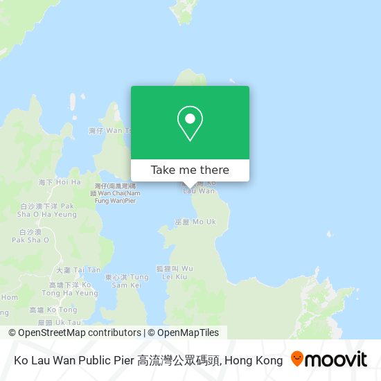 Ko Lau Wan Public Pier 高流灣公眾碼頭 map