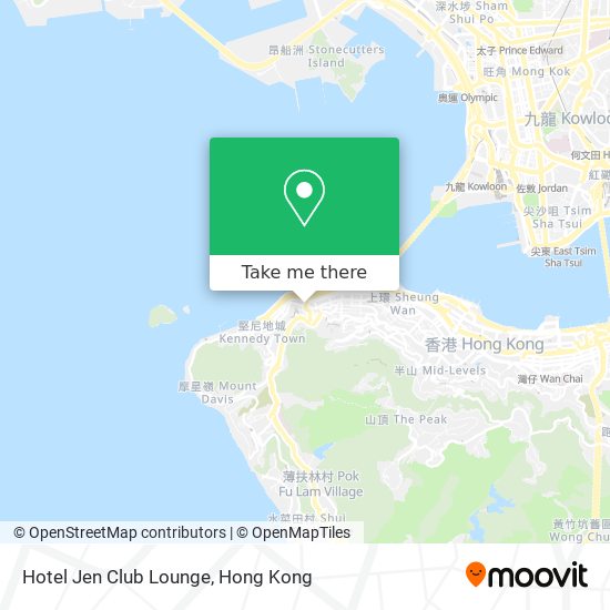 Hotel Jen Club Lounge map