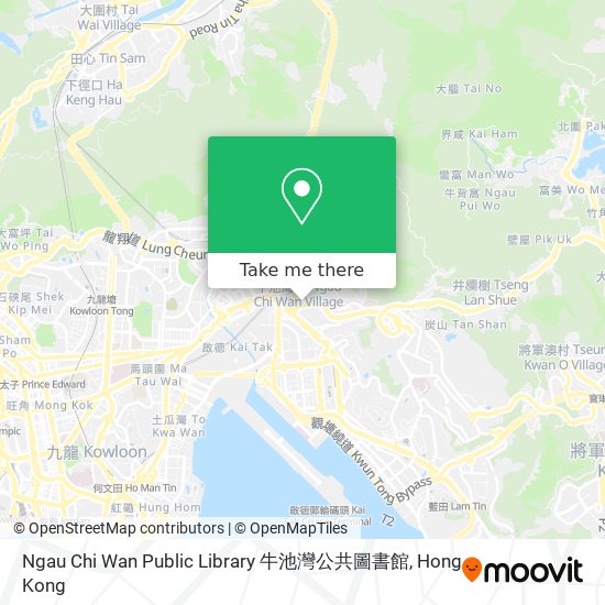 Ngau Chi Wan Public Library 牛池灣公共圖書館 map