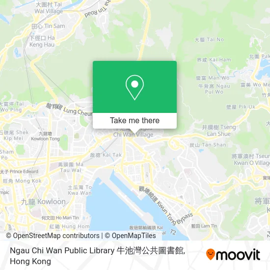 Ngau Chi Wan Public Library 牛池灣公共圖書館 map