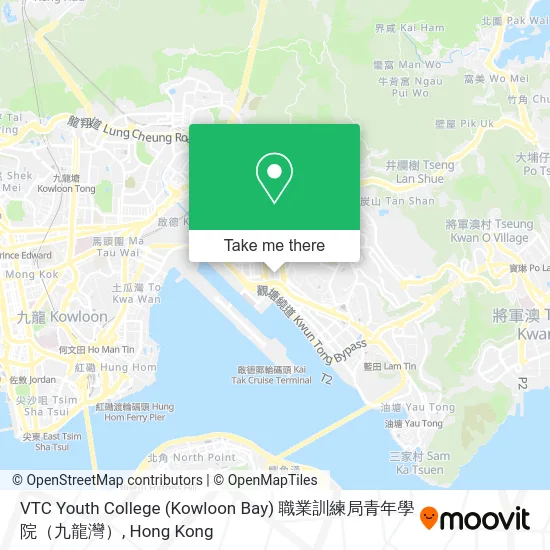 VTC Youth College (Kowloon Bay) 職業訓練局青年學院（九龍灣） map