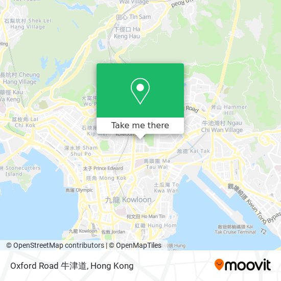 Oxford Road 牛津道 map