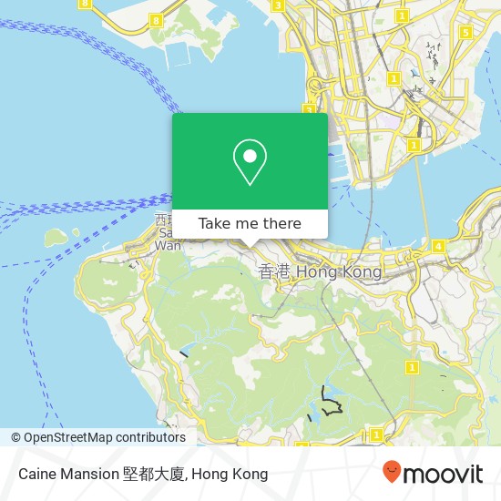 Caine Mansion 堅都大廈 map