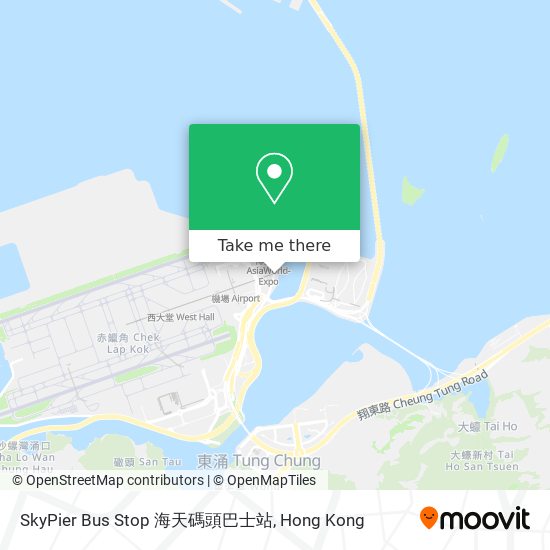 SkyPier Bus Stop 海天碼頭巴士站 map