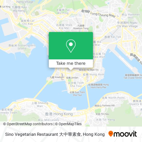 Sino Vegetarian Restaurant 大中華素食 map