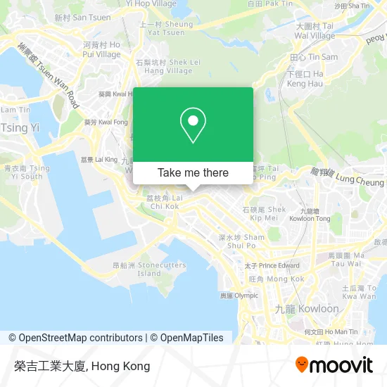 榮吉工業大廈 map