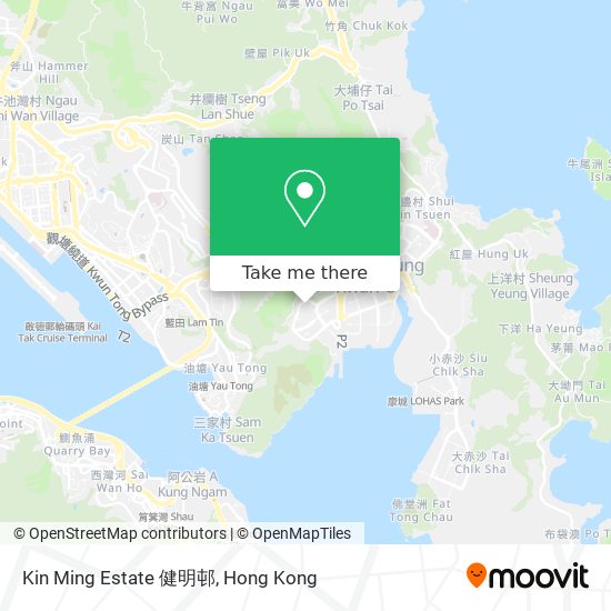 Kin Ming Estate 健明邨地圖