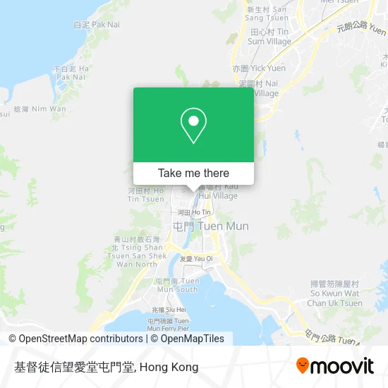 基督徒信望愛堂屯門堂地圖