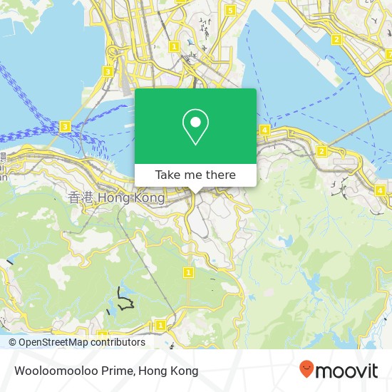 Wooloomooloo Prime map