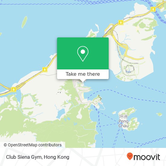 Club Síena Gym map