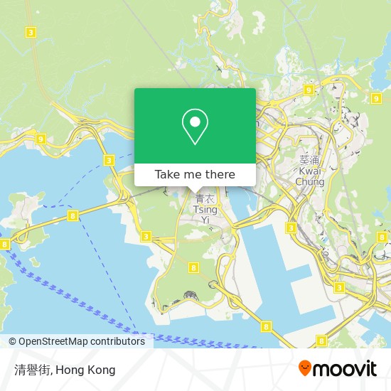 清譽街 map