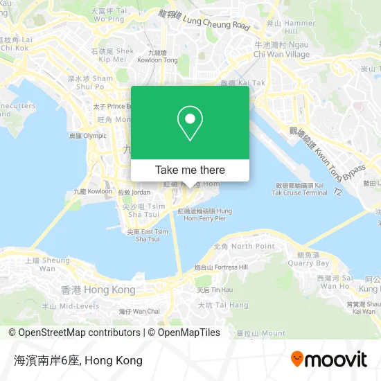 海濱南岸6座地圖