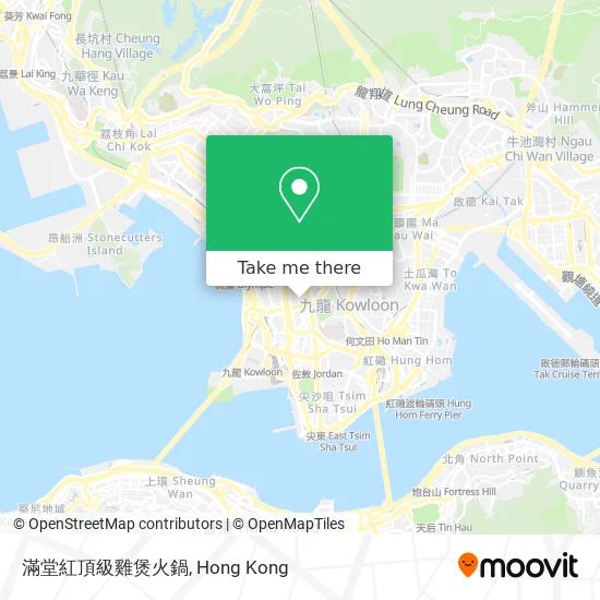 滿堂紅頂級雞煲火鍋地圖
