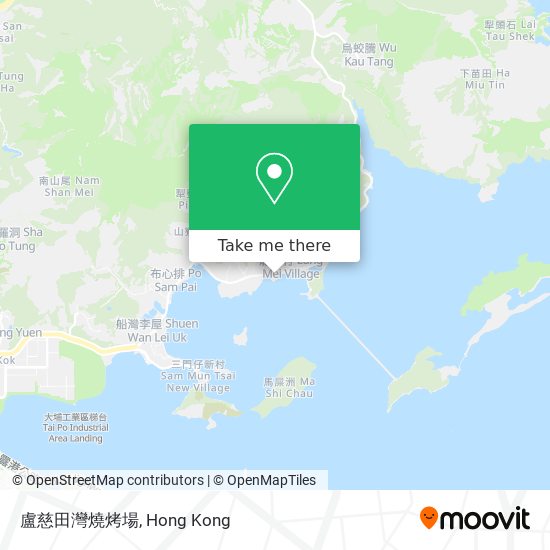 盧慈田灣燒烤場 map