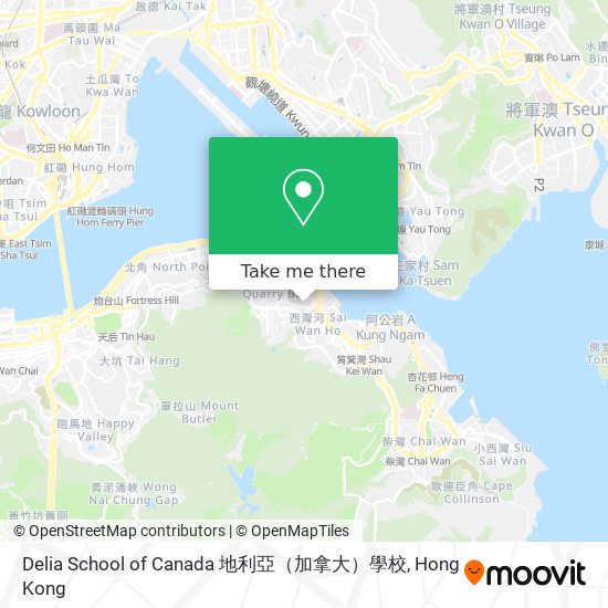 Delia School of Canada 地利亞（加拿大）學校 map