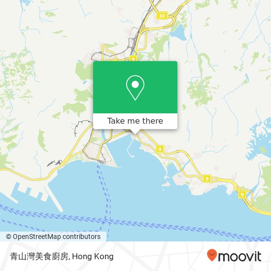 青山灣美食廚房 map