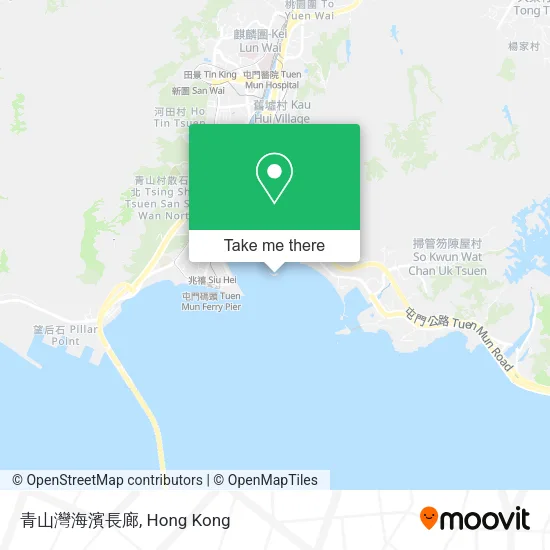 青山灣海濱長廊地圖