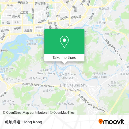 虎地坳道地圖