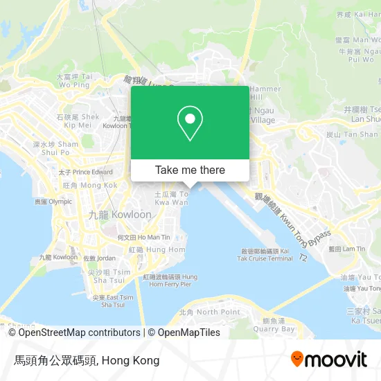 馬頭角公眾碼頭地圖