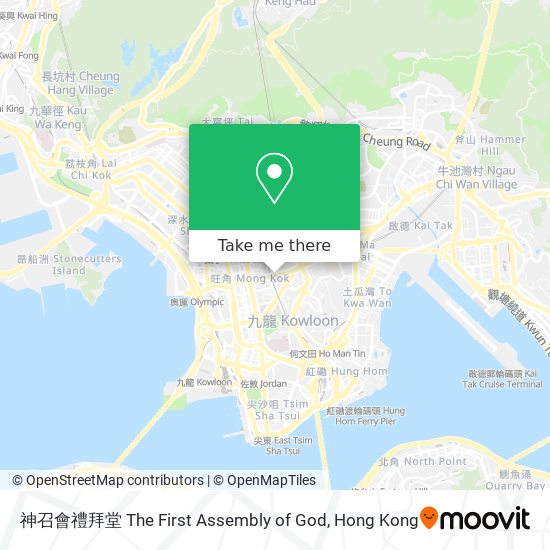 神召會禮拜堂 The First Assembly of God map