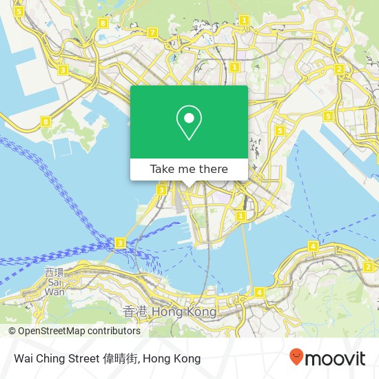 Wai Ching Street 偉晴街 map