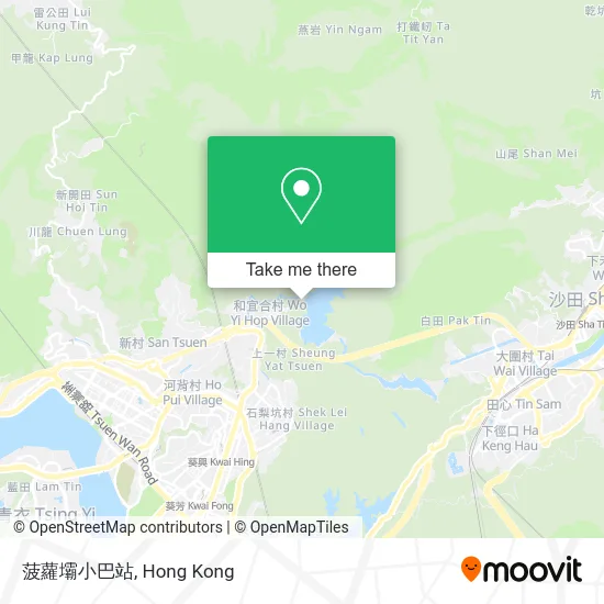 菠蘿壩小巴站 map